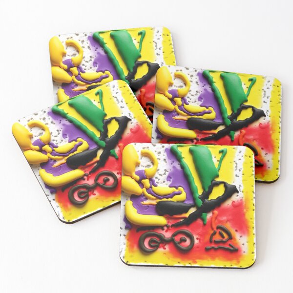 Item preview, golden relics C burst colorful geometric abstract design designed and sold by SmashingDeals.