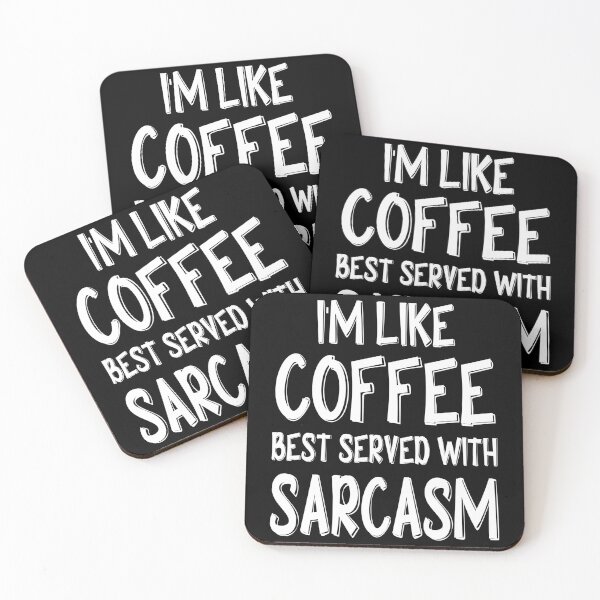 Item preview, I'm Like Coffee Best Served With Sarcasm Funny Coffee Gift designed and sold by Say It With Ink.