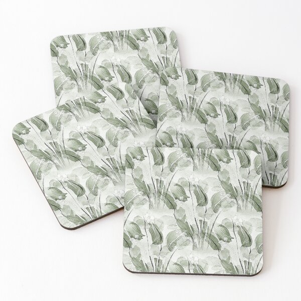 Item preview, Spring Painterly Green Garden Flowers  designed and sold by Artistestella.
