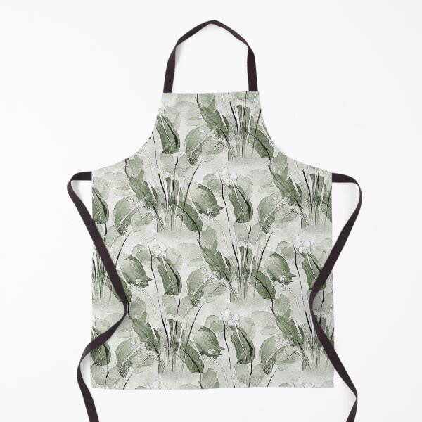 Item preview, Spring Painterly Green Garden Flowers designed and sold by Artistestella.