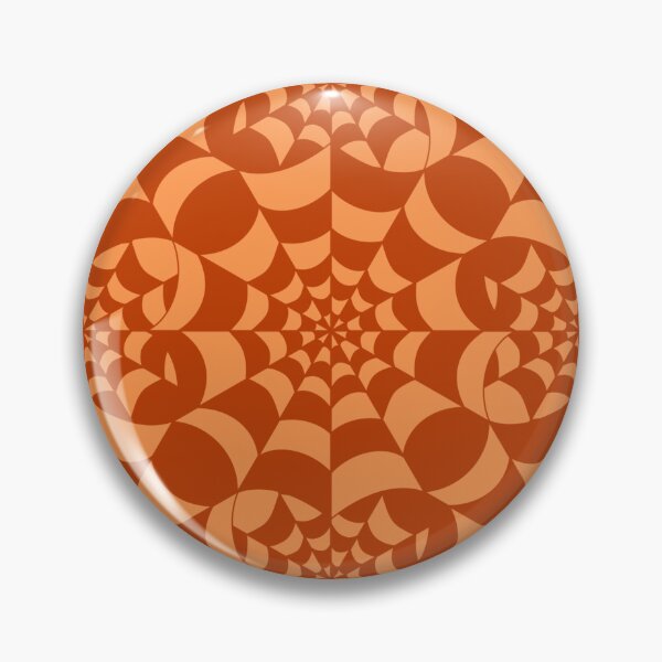 Item preview, Mesmerising Web -  Orange Spider Web Halloween Pattern  designed and sold by BlackthornDsign.