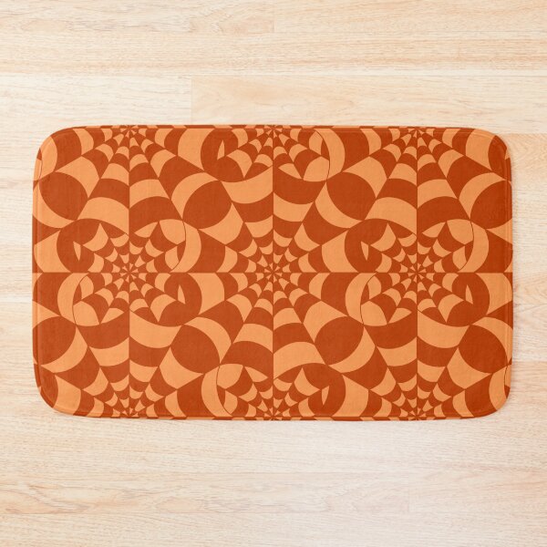 Item preview, Mesmerising Web -  Orange Spider Web Halloween Pattern  designed and sold by BlackthornDsign.