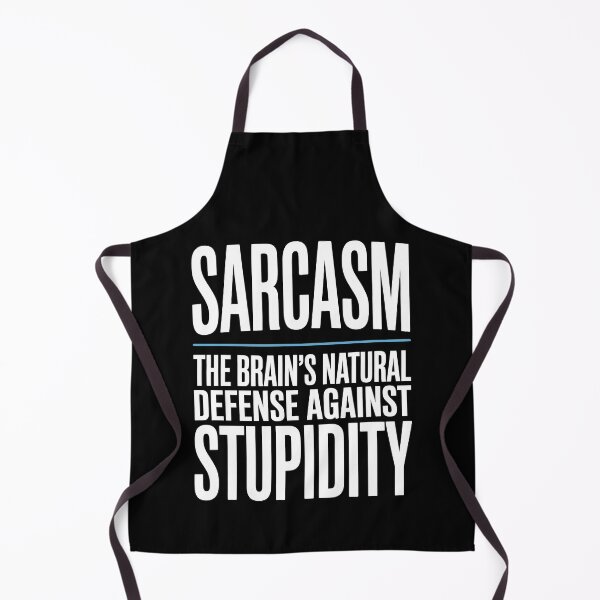 Item preview, Sarcasm Natural Defense Against Stupidity Funny Gift designed and sold by Say It With Ink.