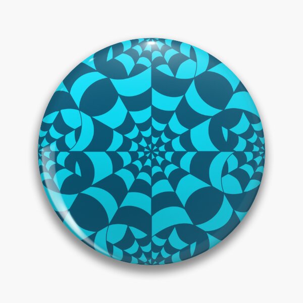 Item preview, Mesmerising Web -  Aqua Spider Web Halloween Pattern  designed and sold by BlackthornDsign.
