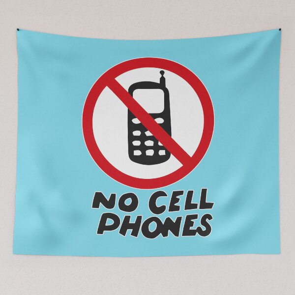 Item preview, Luke's Diner No Cell Phones designed and sold by NoThoughtsCat.