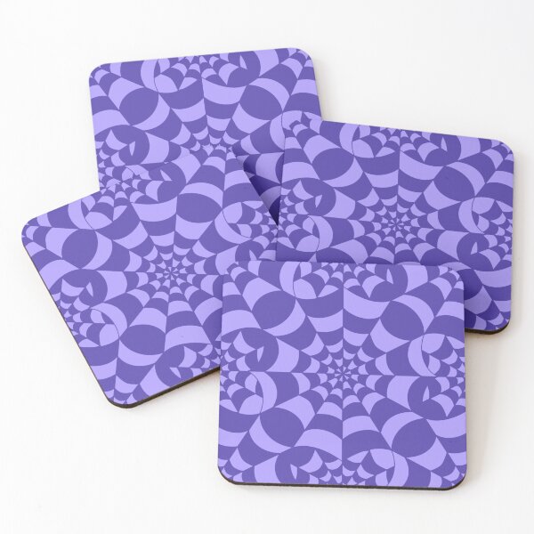 Item preview, Mesmerising Web -  Lavender Spider Web Halloween Pattern  designed and sold by BlackthornDsign.