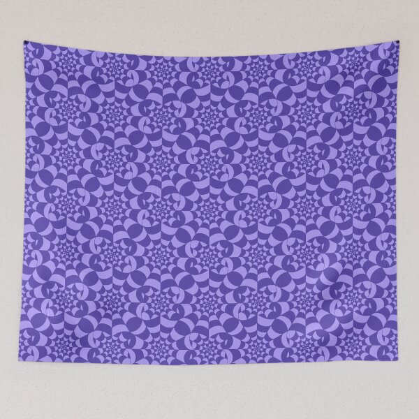 Item preview, Mesmerising Web -  Lavender Spider Web Halloween Pattern  designed and sold by BlackthornDsign.