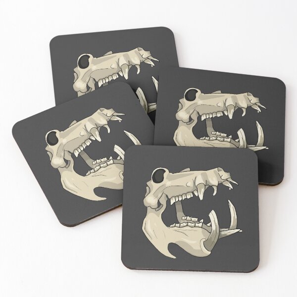 Item preview, Stylized Colored Hippo Skull designed and sold by Clipboard Creations.