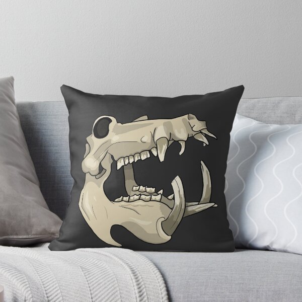 Item preview, Stylized Colored Hippo Skull designed and sold by Clipboard Creations.