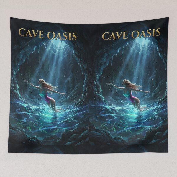 Item preview, Cave Oasis Tropical Underground Cenote Aesthetic designed and sold by GraphixKing999.