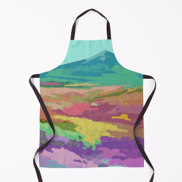 Item preview, Pastel Peaks – Modern Colorful Mountain Landscape Painting designed and sold by 83oranges.com.