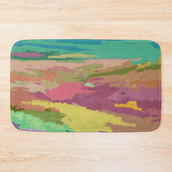 Item preview, Pastel Peaks – Modern Colorful Mountain Landscape Painting designed and sold by 83oranges.com.