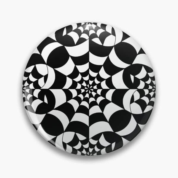 Item preview, Mesmerising Web - Black and White Spider Web Halloween Pattern  designed and sold by BlackthornDsign.