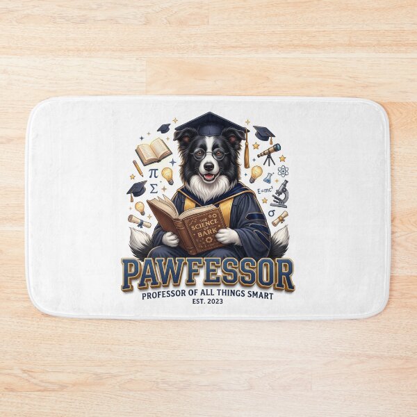 Item preview, Dog Professor Border Collie Smart Art designed and sold by pradeepvisuals.