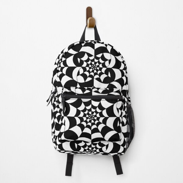 Item preview, Mesmerising Web - Black and White Spider Web Halloween Pattern designed and sold by BlackthornDsign.