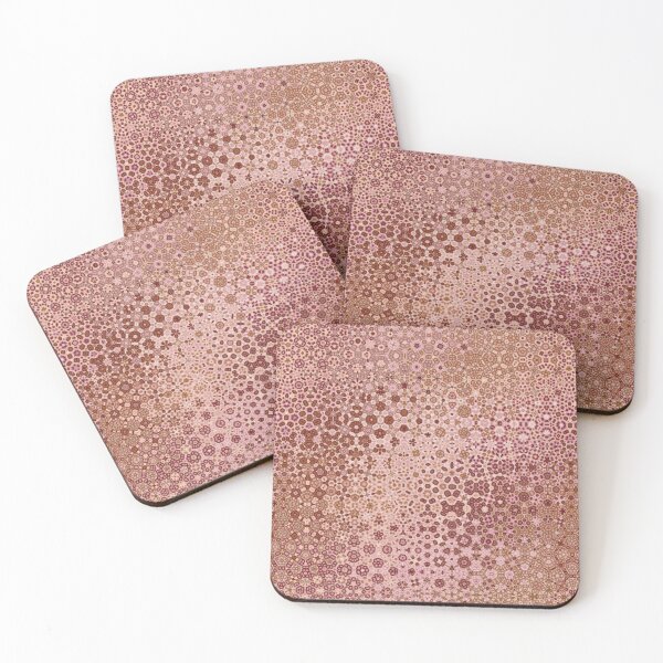 Item preview, Salmon Confetti Pattern designed and sold by Shy Fractal Designs.