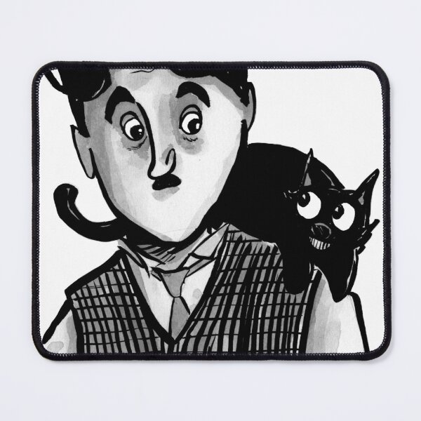 Item preview, Charlie Chaplin and a Cat designed and sold by Grasdal.