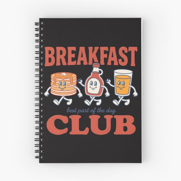 Item preview, Breakfast Club Pancakes Maple Syrup Orange Juice Graphic T-Shirt designed and sold by StickerNestYou.