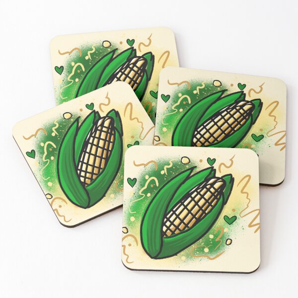 Item preview, Corn Allergy Awareness – Cute Green Corn Cob Art designed and sold by TheArtOfTreble.