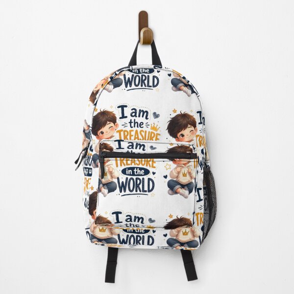 Item preview, I Am the Treasure in the World – Cute Self-Love & Confidence Cartoon Kids Design designed and sold by HoMya.
