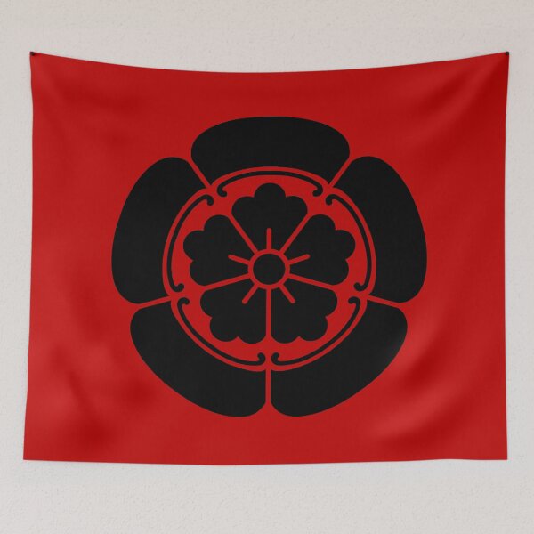 Item preview, Samurai Oda Mokko Nobunaga Oda Family Crest Black Red / Japanese Crest  designed and sold by 戦国まーけっと SENGOKU MARKET.