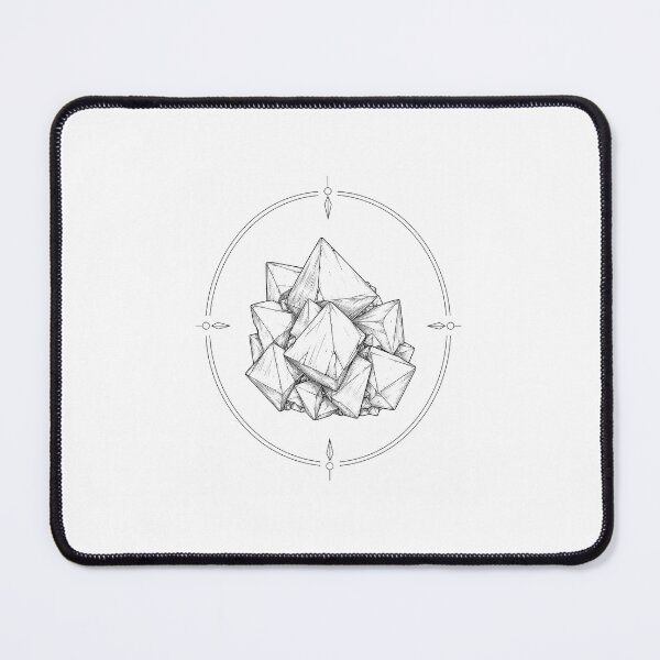 Item preview, Chalcopyrite Emblem | Minimal Nordic Mineral Illustration designed and sold by Norvian.