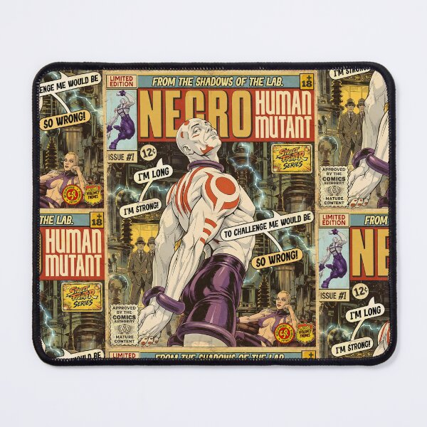 Item preview, Street Fighter Necro Vintage Retro Comic Cover Art designed and sold by Back2Collage.