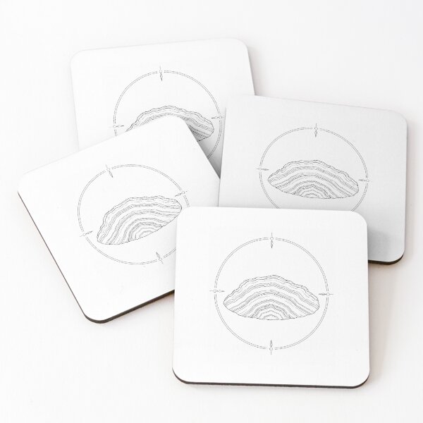 Item preview, Rhodochrosite Emblem | Minimal Nordic Mineral Illustration designed and sold by Norvian.