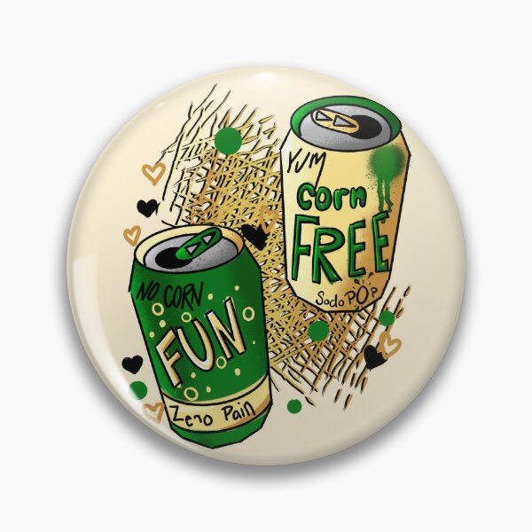 Item preview, Corn-Free Soda Pop – Corn Allergy Awareness Art designed and sold by TheArtOfTreble.