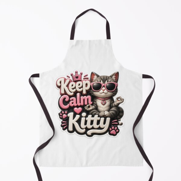 Item preview, Keep Calm Kitty Cute 3D Cat designed and sold by MR4me.
