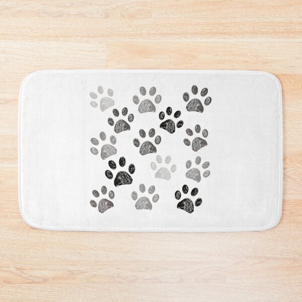 Item preview, Sketched Paw Print Pattern designed and sold by SoyLamderma.