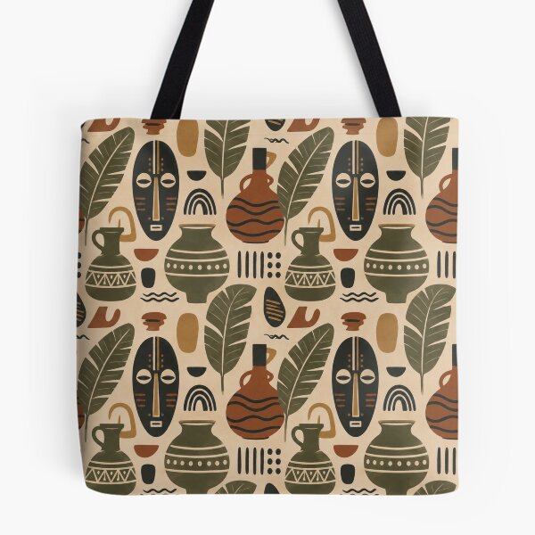 Item preview, Afro-Modernist Masks and Pottery Design designed and sold by Myra365Art.