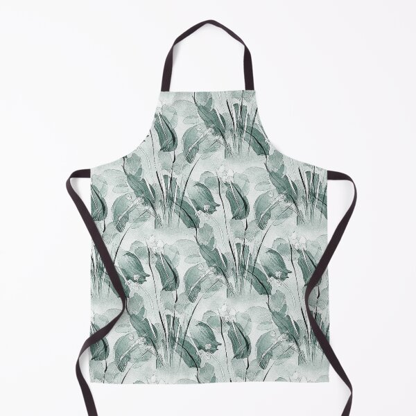 Item preview, Spring Painterly Teal Garden Flowers designed and sold by Artistestella.
