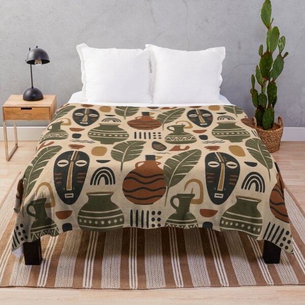 Item preview, Afro-Modernist Masks and Pottery Design designed and sold by Myra365Art.