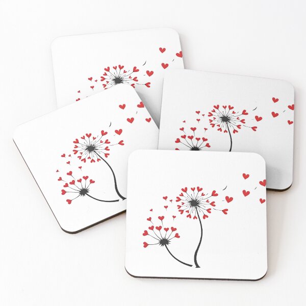 Item preview, Dandelion Blown Hearts designed and sold by WhiteLightPrint.