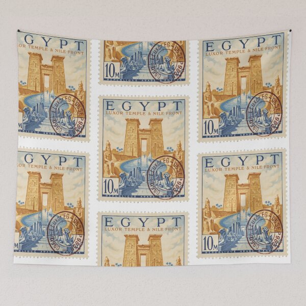 Item preview, Luxor Temple Egypt Nile Pylon Columns Stamp Sticker designed and sold by stickercuffs.