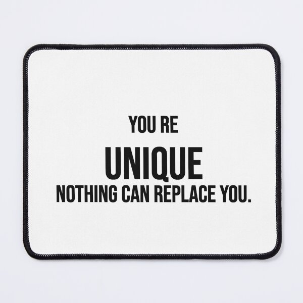 Item preview, You're Unique Nothing Can Replace You Tee designed and sold by low battery meme design.