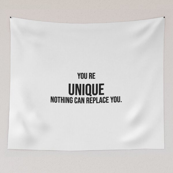 Item preview, You're Unique Nothing Can Replace You Tee designed and sold by low battery meme design.