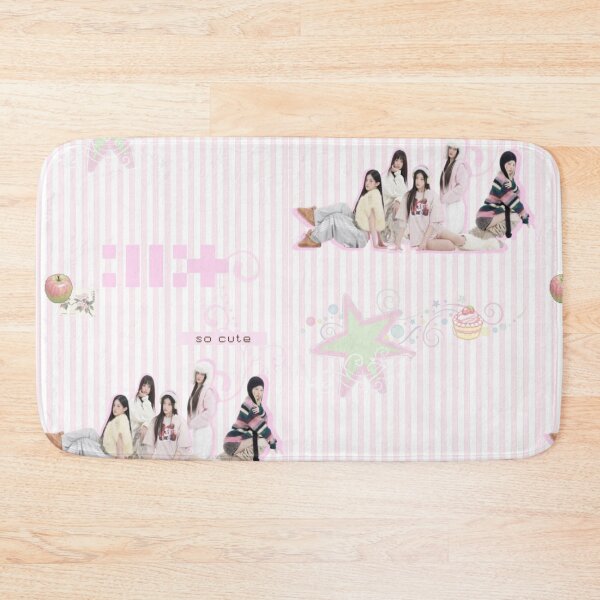 Item preview,  ILLIT Pastel pink Candy Aesthetic Collage | Cute K-Pop collage Design designed and sold by KryaArts27.