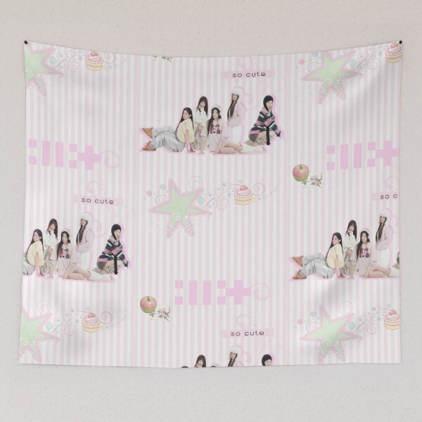 Item preview,  ILLIT Pastel pink Candy Aesthetic Collage | Cute K-Pop collage Design designed and sold by KryaArts27.