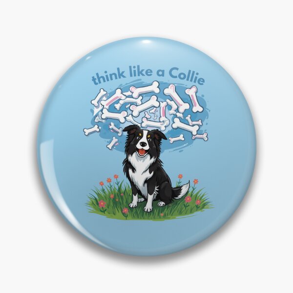 Item preview, Think Like a Collie designed and sold by TeeHee Puns.