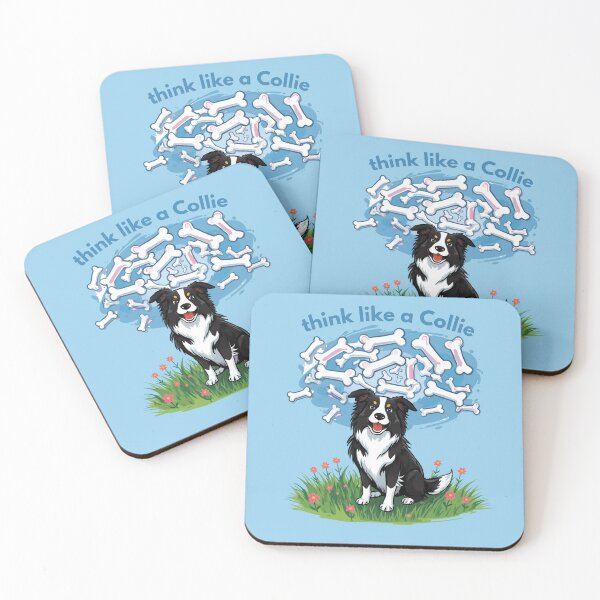 Item preview, Think Like a Collie designed and sold by TeeHee Puns.