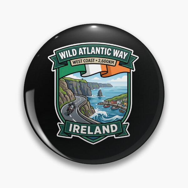 Item preview, Wild Atlantic Way Legendary Irish Drive designed and sold by enzoade.