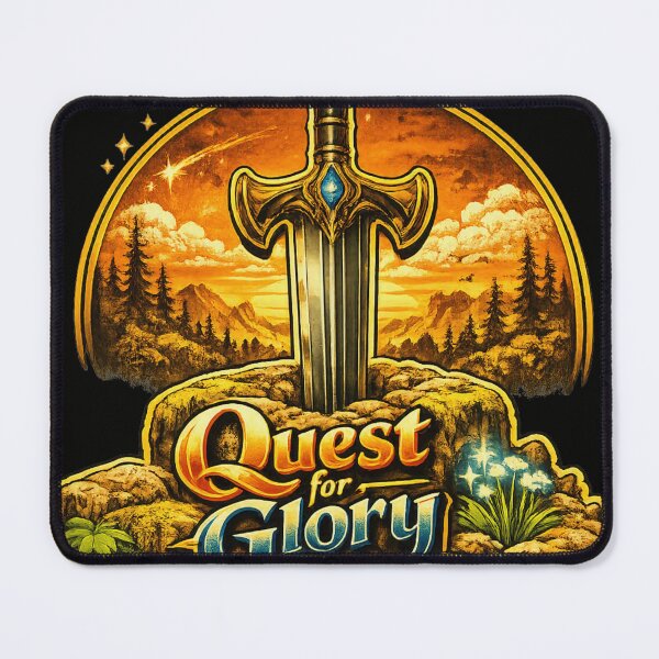 Item preview, Quest For Glory Fantasy Sword Adventure designed and sold by WearTheVibe Store.