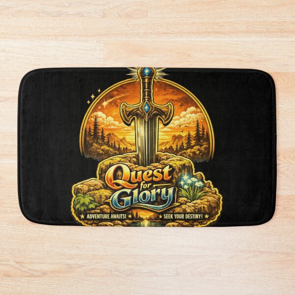Item preview, Quest For Glory Fantasy Sword Adventure designed and sold by WearTheVibe Store.