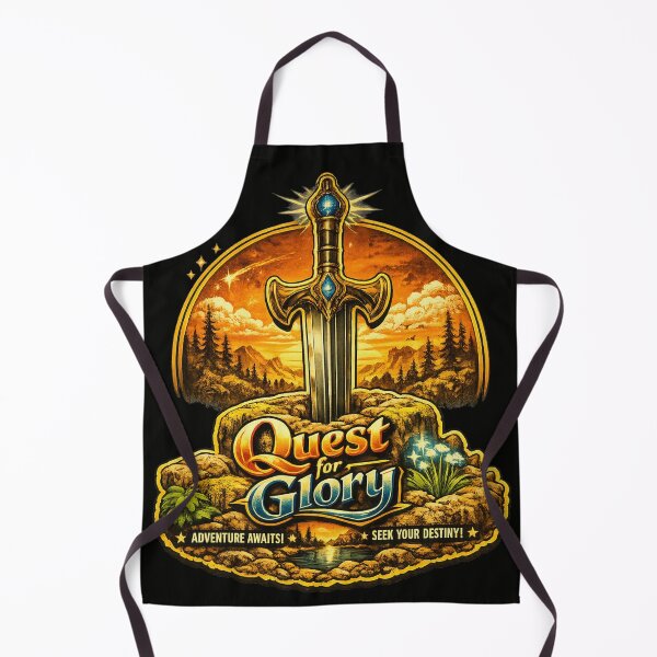 Item preview, Quest For Glory Fantasy Sword Adventure designed and sold by WearTheVibe Store.
