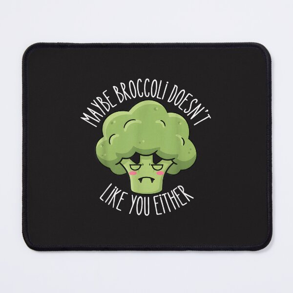Item preview, Funny Broccoli Doesn't Like You Either Kawaii Vegetable Vintage Design designed and sold by kiralynstration.