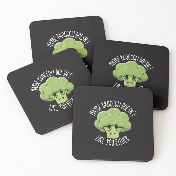 Item preview, Funny Broccoli Doesn't Like You Either Kawaii Vegetable Vintage Design designed and sold by kiralynstration.