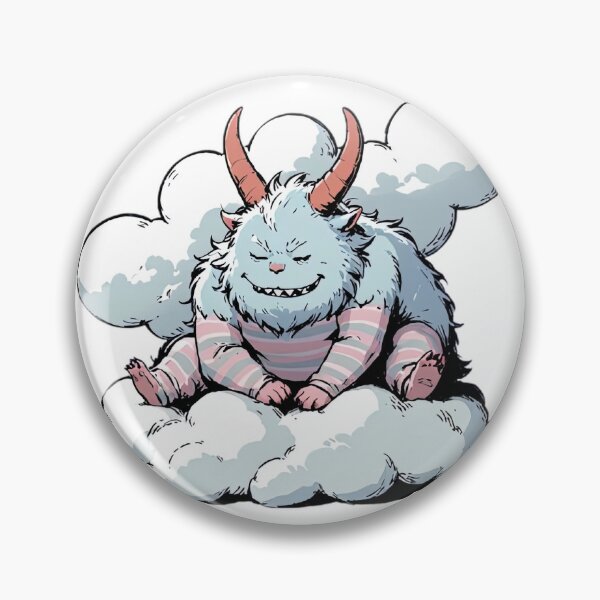 Item preview, Cute Sleeping Yeti Monster T-Shirt | Cozy Cloud Creature Cartoon Fantasy Design designed and sold by designerbhai009.