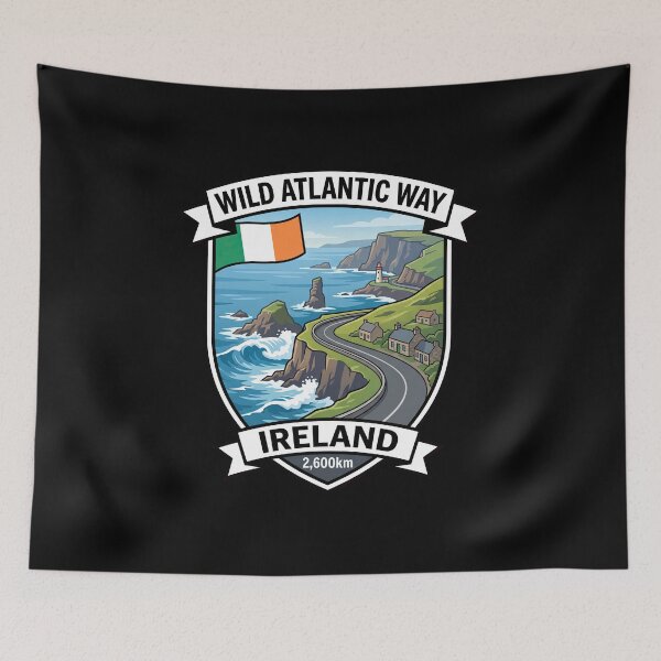 Item preview, Wild Atlantic Way Atlantic Coast Route designed and sold by enzoade.